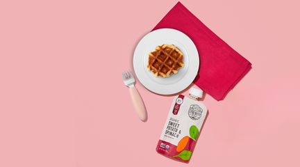 Sweet Potato & Spinach Waffles